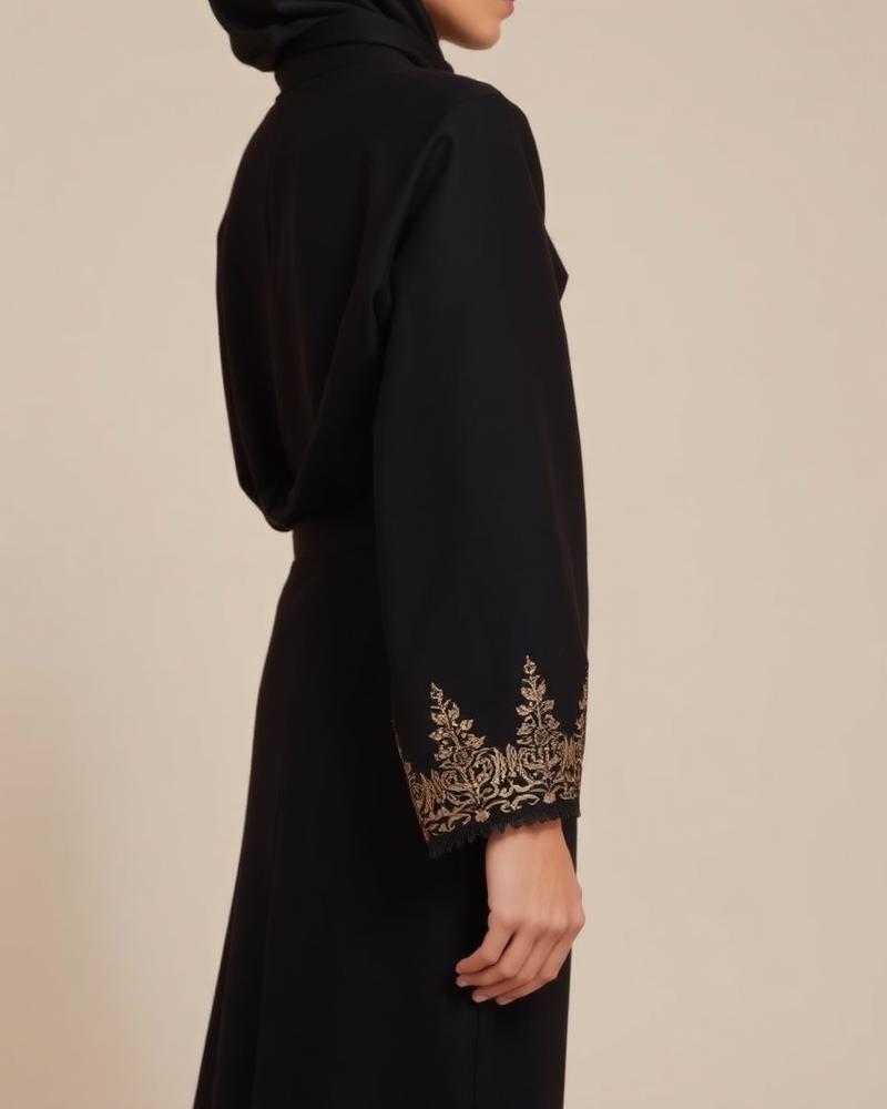 Midnight Cuff Abaya